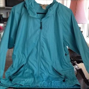 WOOLRICH wind breaker; size L